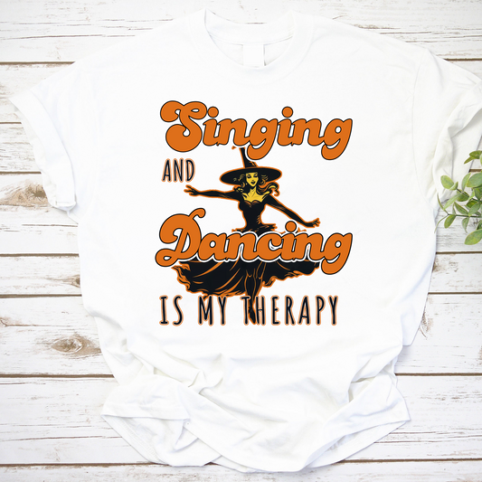 Singing And Dancing Is My Therapy Vintage T-Shirt