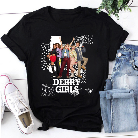 Sitcom Derry Girls Design Vintage T-Shirt