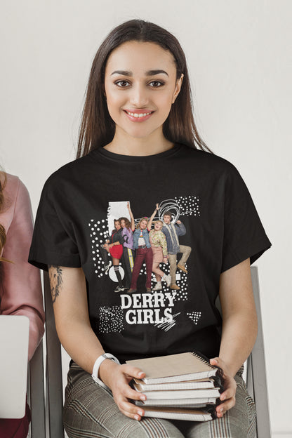 Sitcom Derry Girls Design Vintage T-Shirt