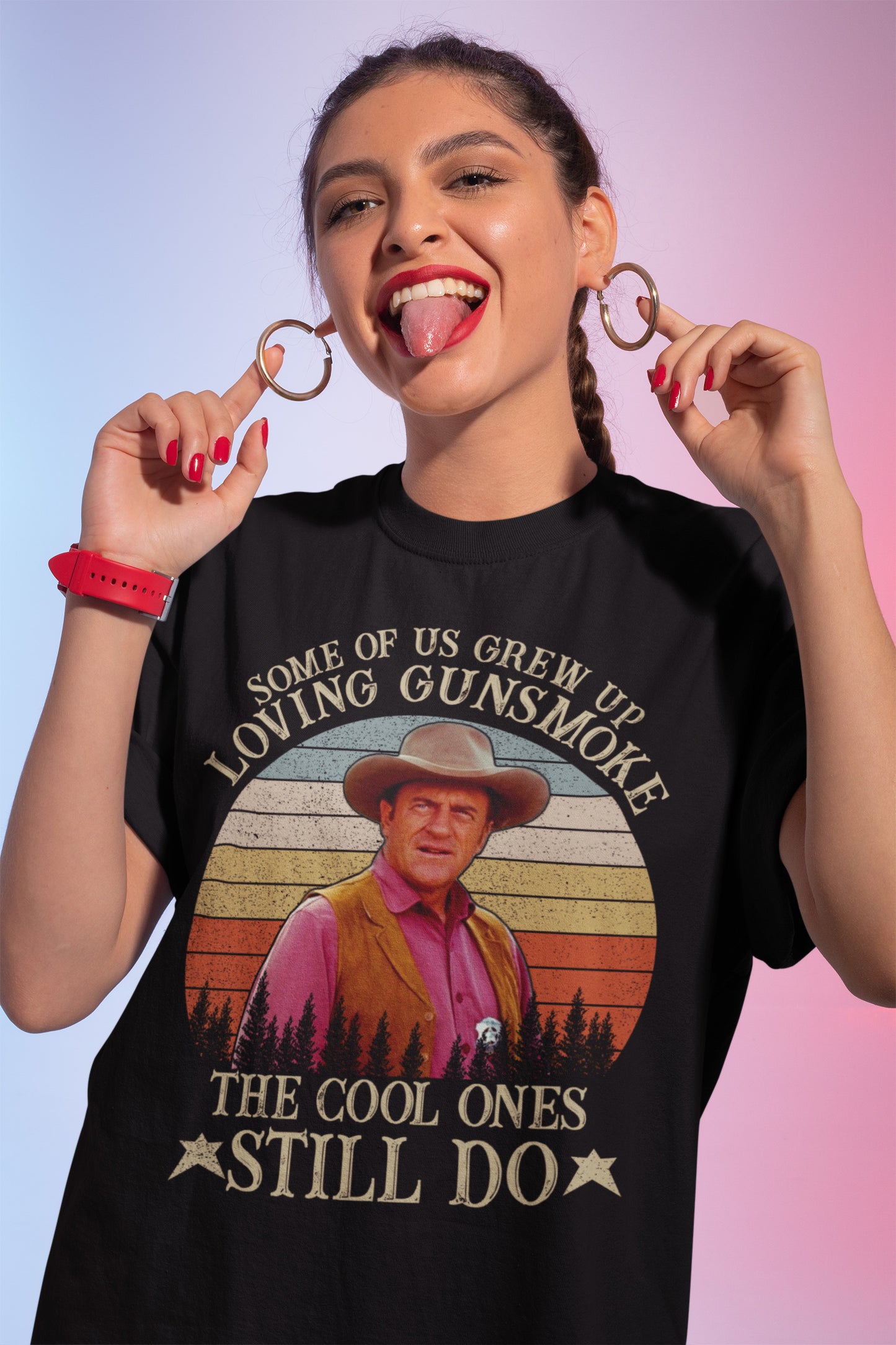 Some Of Us Grew Up Loving Gunsmoke The Cool Ones Still Do T-Shirt