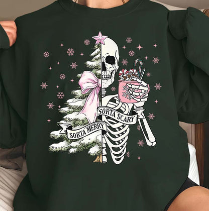 Sorta Scary Sorta Merry Christmas T-shirt - ID01102403