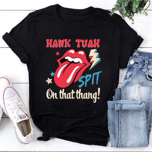 Spit On That Thang Shirt, Hawk Tuah Vintage Shirt