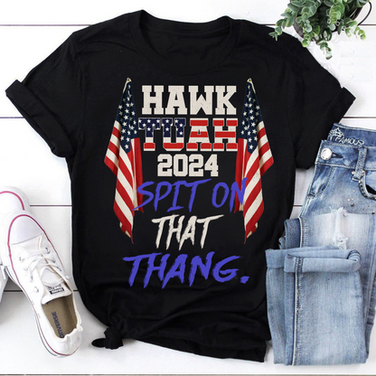 Spit On That Thang Shirt, Hawk Tuah Girl Shirt, Funny Meme Trendy Shirt