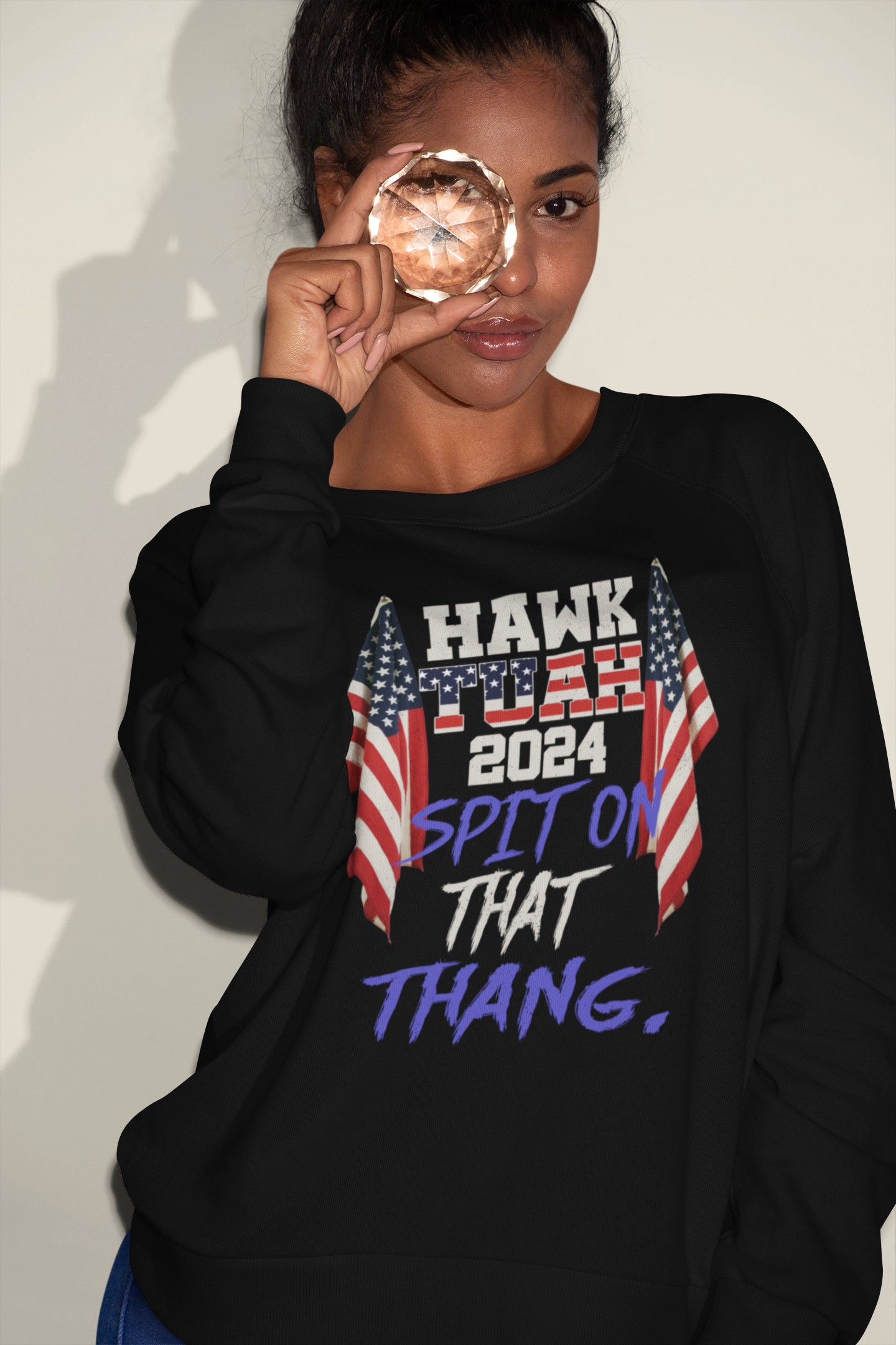 Spit On That Thang Shirt, Hawk Tuah Girl Shirt, Funny Meme Trendy Shirt