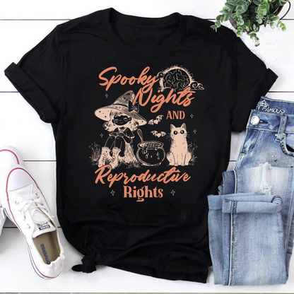 Spooky Nights And Reproductive Rights Vintage T-Shirt