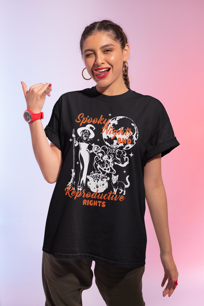 Spooky Nights And Reproductive Rights Vintage T-Shirt