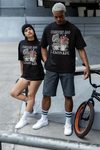 Strawberry Jams Raccoon Shirt, Raccoons Vintage Graphic T-shirts