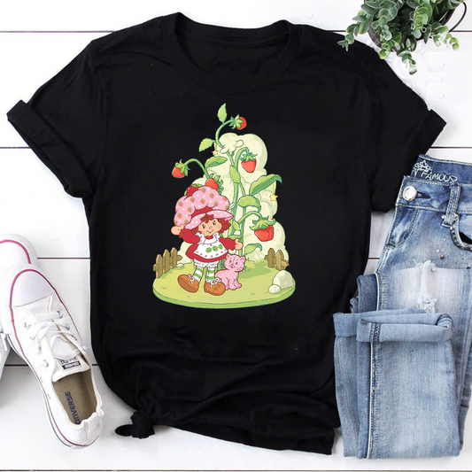 Strawberry Shortcake Cartoon Vintage T-Shirt