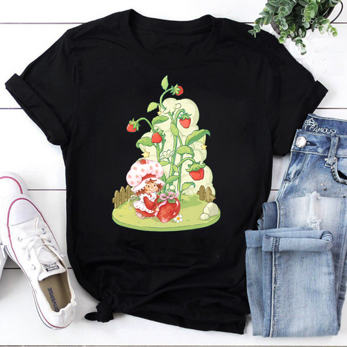 Strawberry Shortcake Cartoon Vintage T-Shirt