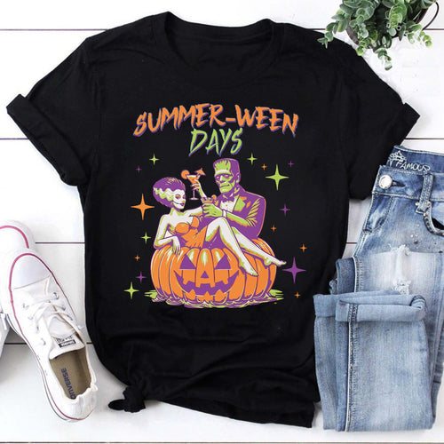 Summerween Days Shirt, Spooky Summer Vibes Shirt