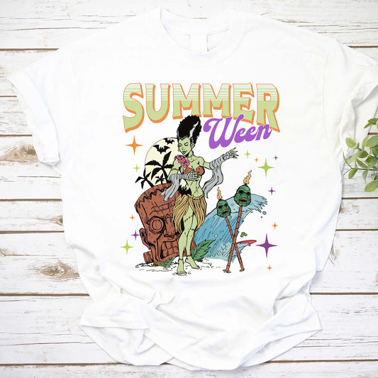 Summerween Vintage Shirt, Spooky Summer Vibes Shirt