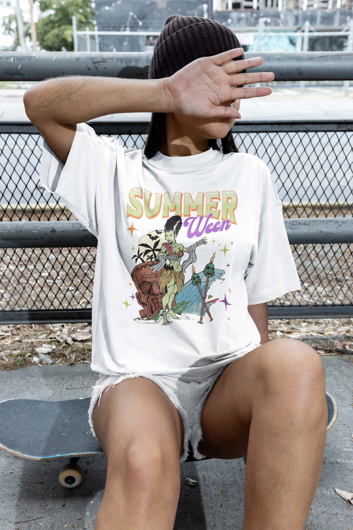 Summerween Vintage Shirt, Spooky Summer Vibes Shirt