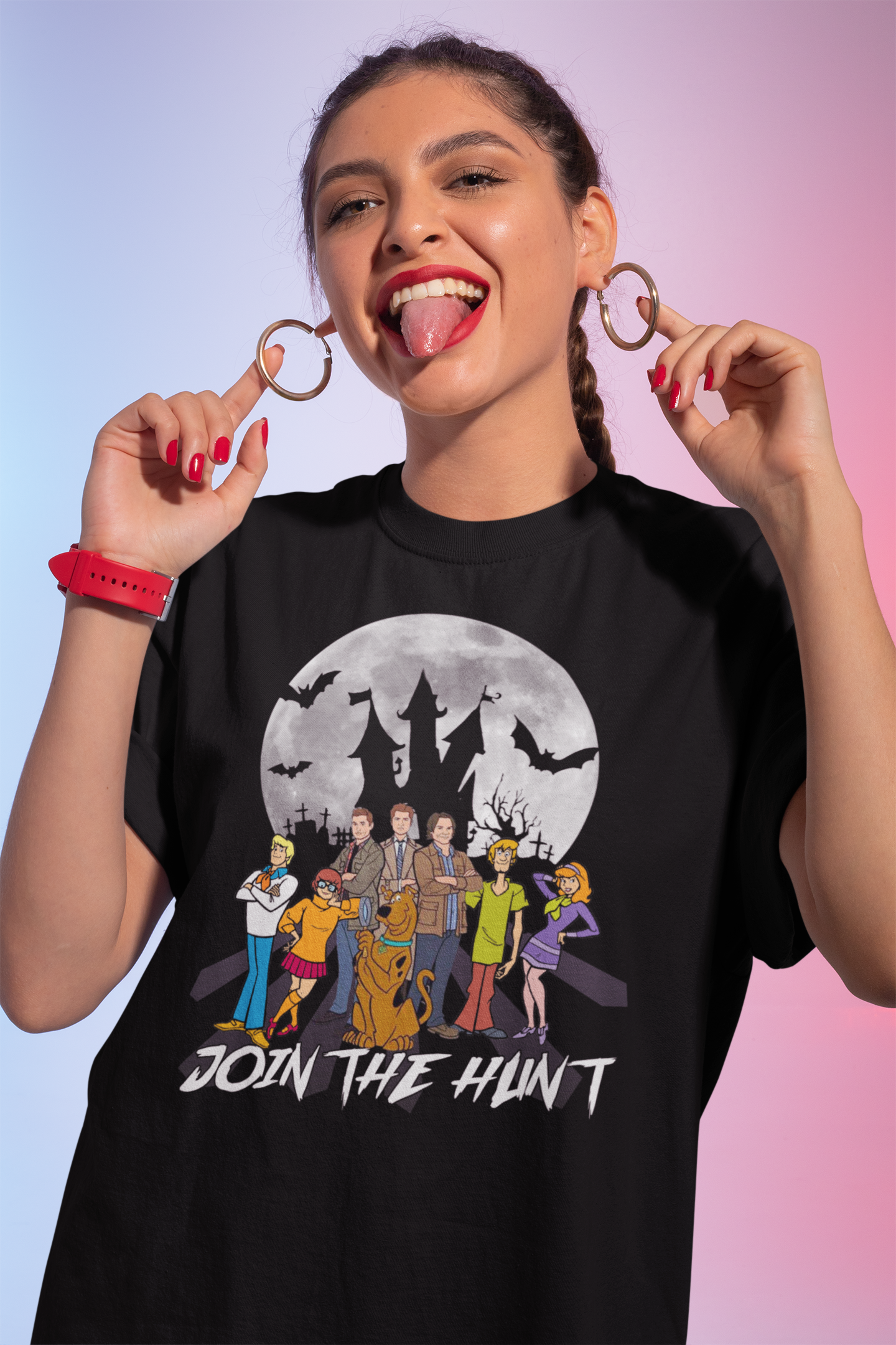 Supernatural Join The Hunt Vintage T-Shirt