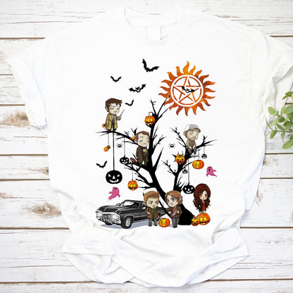 Supernatural Tree Halloween T-Shirt