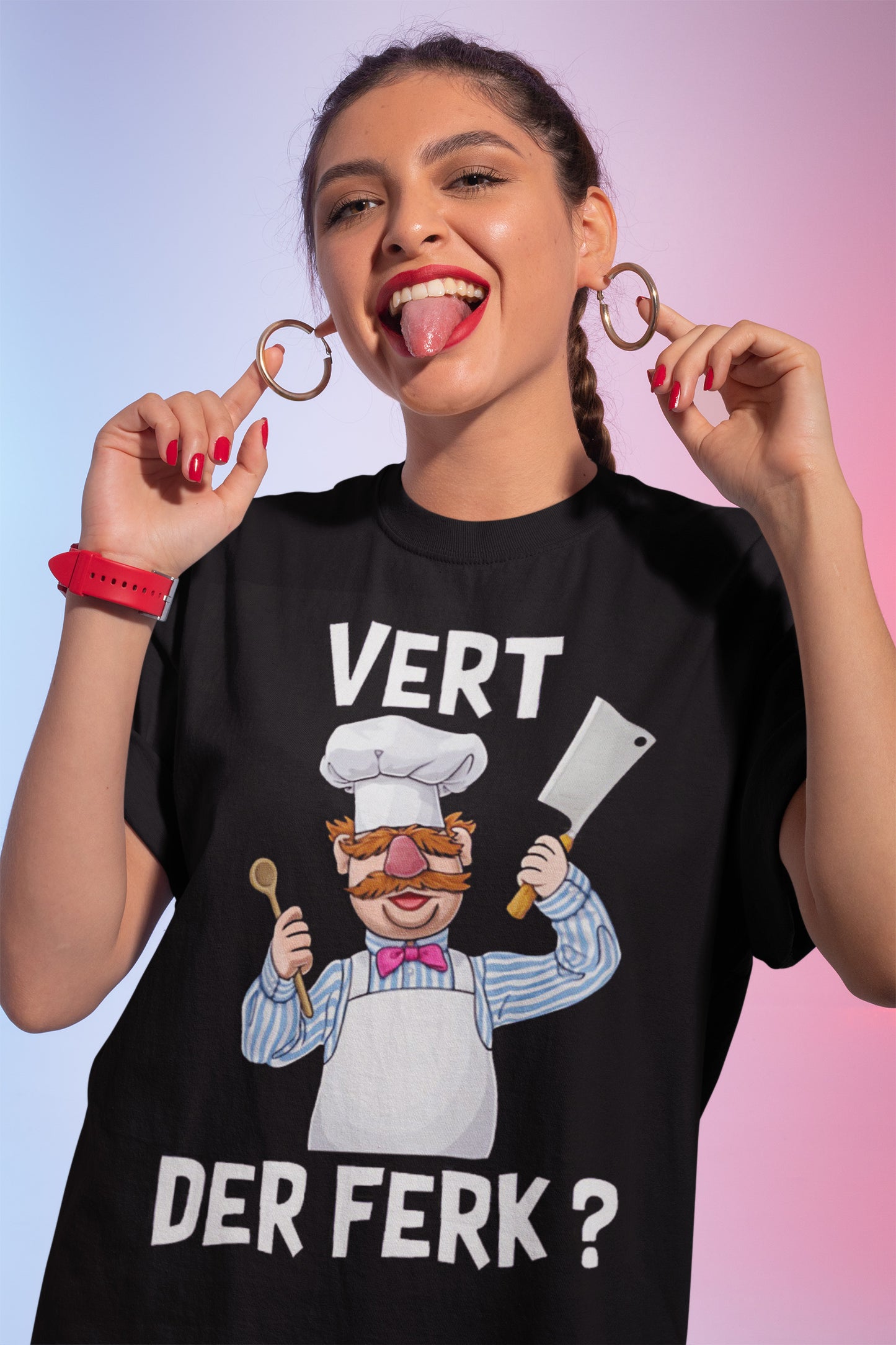 Swedish Chef Vert Der Ferk  T-Shirt