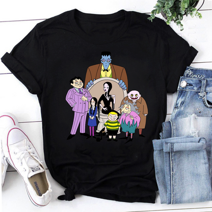 The Addams Family Cartoon Classic T-Shirt