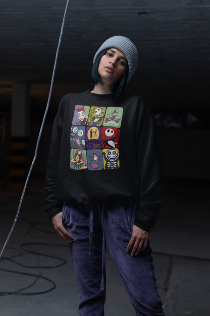 The Nightmare Before Christmas Characters Vintage T-Shirt