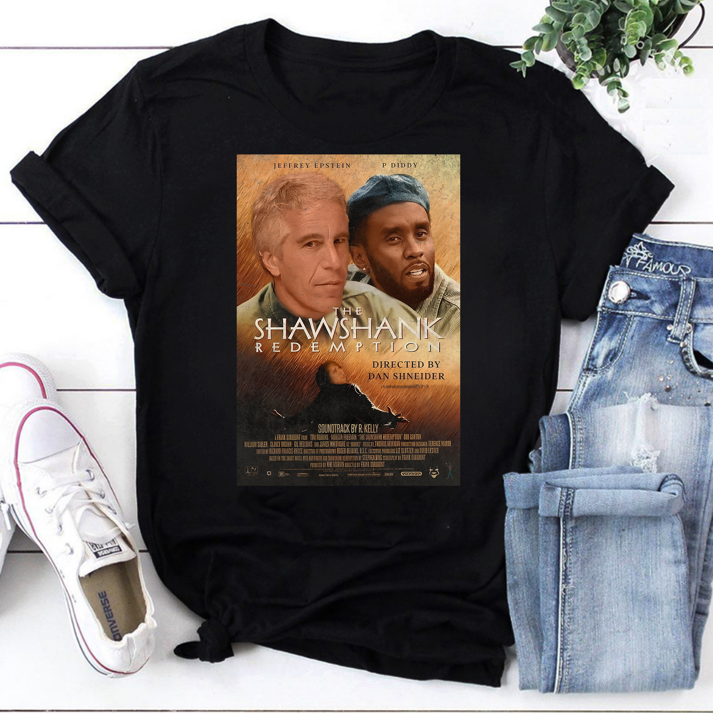 The Shawshank Redemption Diddy Meme Vintage T-Shirt