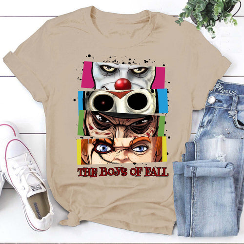 The Boys Of Fall Shirt, Halloween Character Sweatshirt