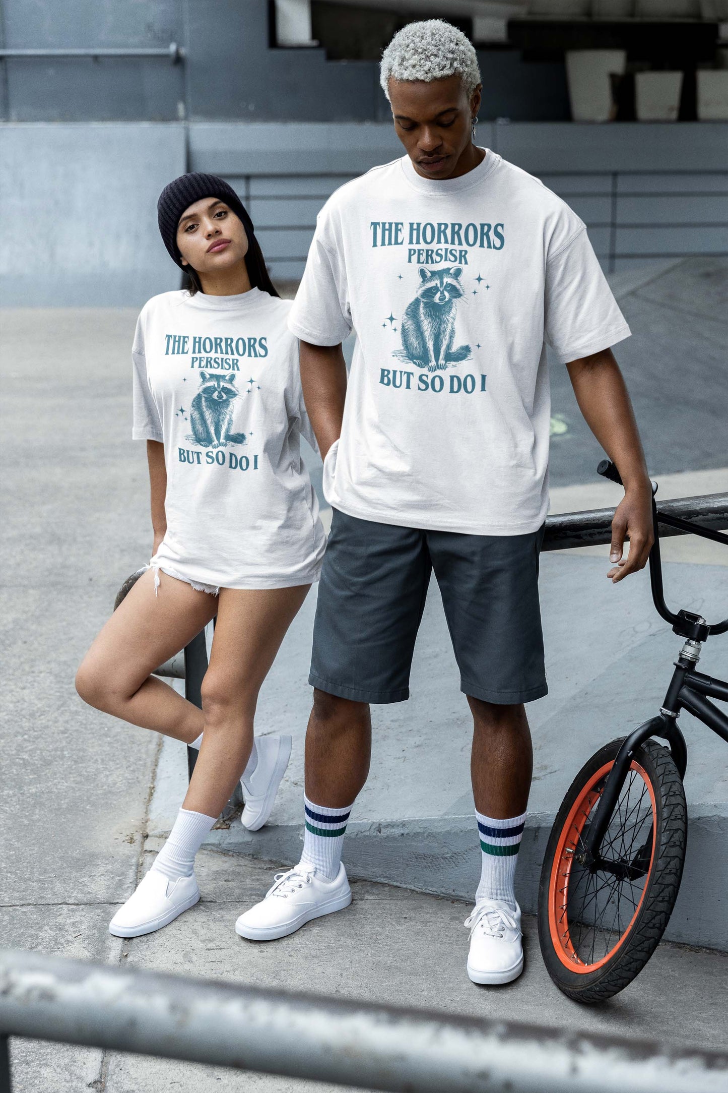 The Horrors Persist But So Do I Shirt, Sarcastic Angry Opossum Shirt