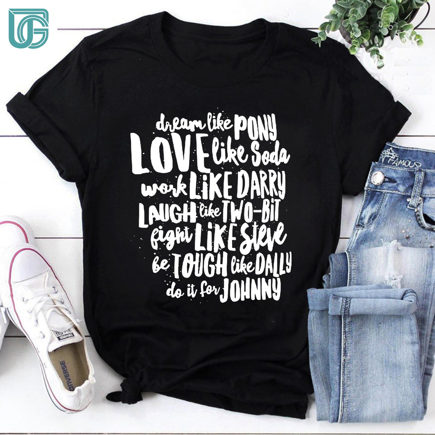 The Outsiders Character Names Teacher Vintage T-Shirt