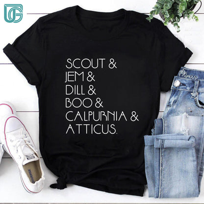 To Kill A Mockingbird Literary Teacher Vintage T-Shirt
