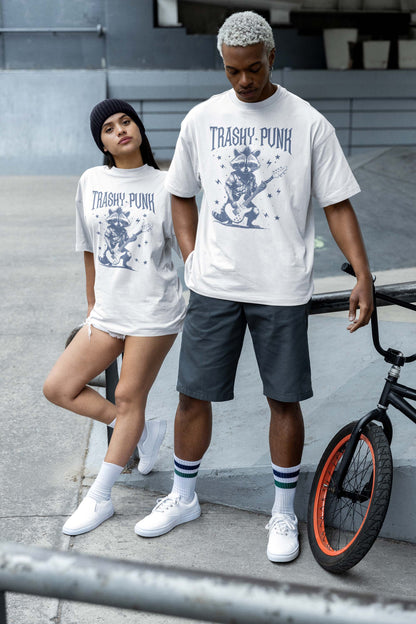 Trashy Punk Shirt, Trash Metal Raccoon Tshirt