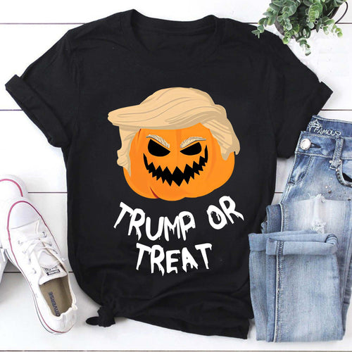 Trump Or Treat Shirt, Trumpkin Halloween Shirt