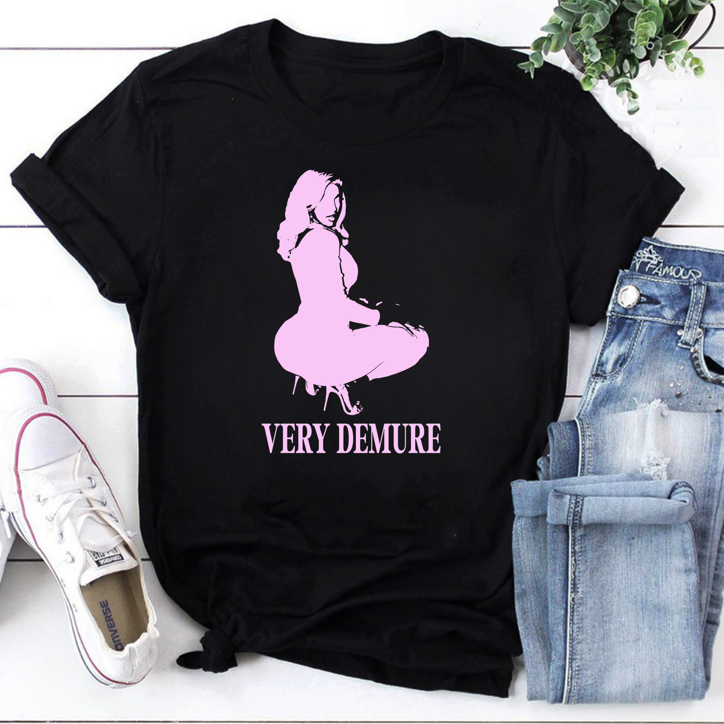 Very Demure Pinky Vintage T-Shirt