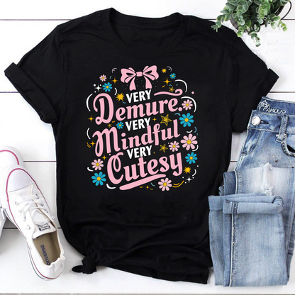 Very Demure Very Mindful Very Cutesy Vintage T-Shirt