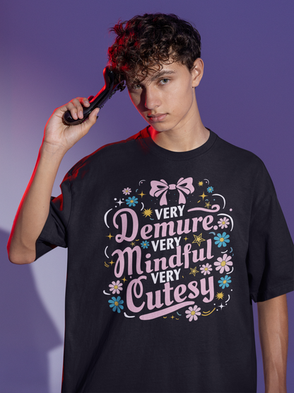 Very Demure Very Mindful Very Cutesy Vintage T-Shirt