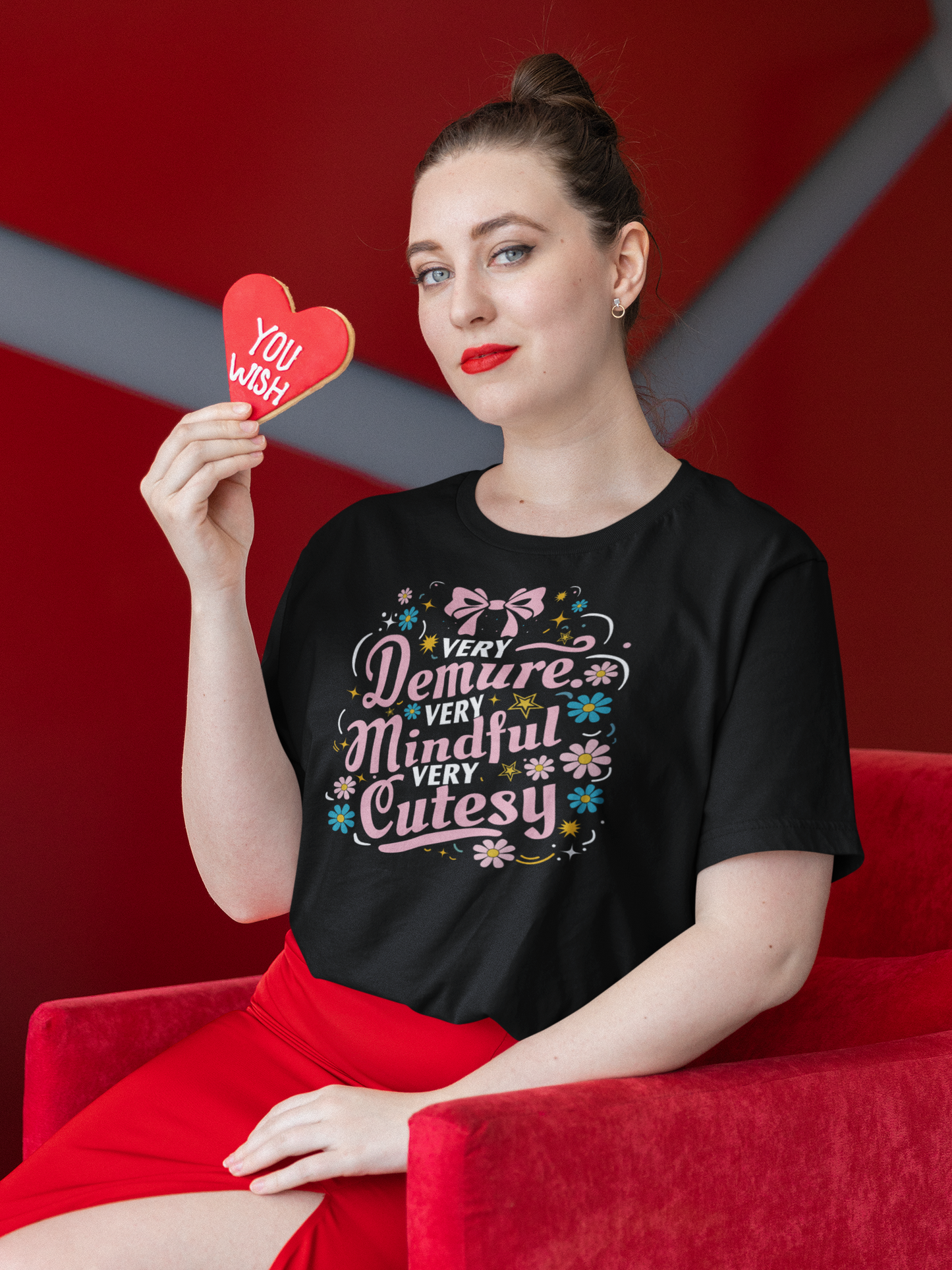 Very Demure Very Mindful Very Cutesy Vintage T-Shirt