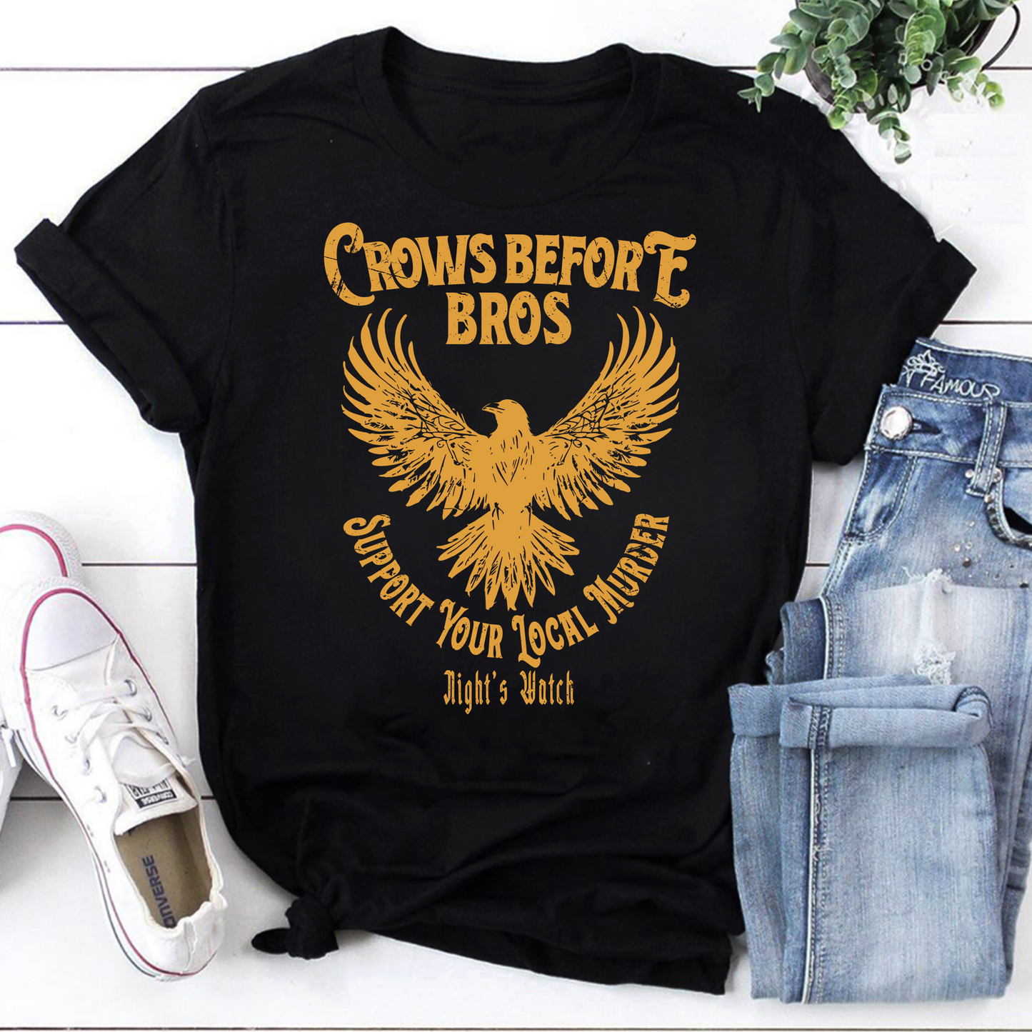 Vintage Crows Before Bros Vintage T-Shirt