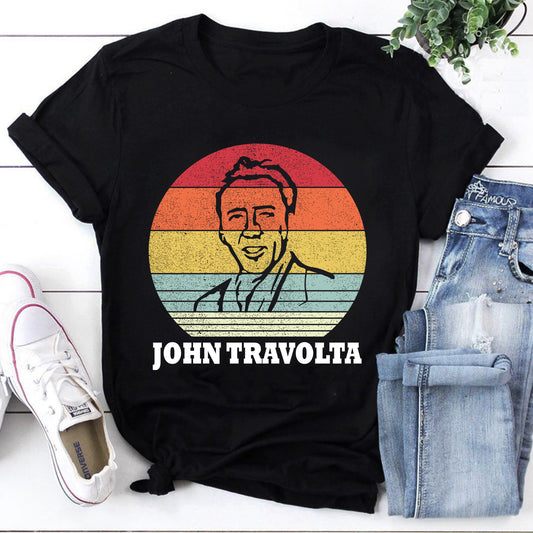 Vintage Ryan Reynolds John Travolta Nicolas Cage T-Shirt