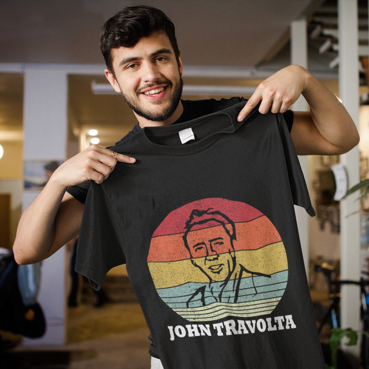 Vintage Ryan Reynolds John Travolta Nicolas Cage T-Shirt