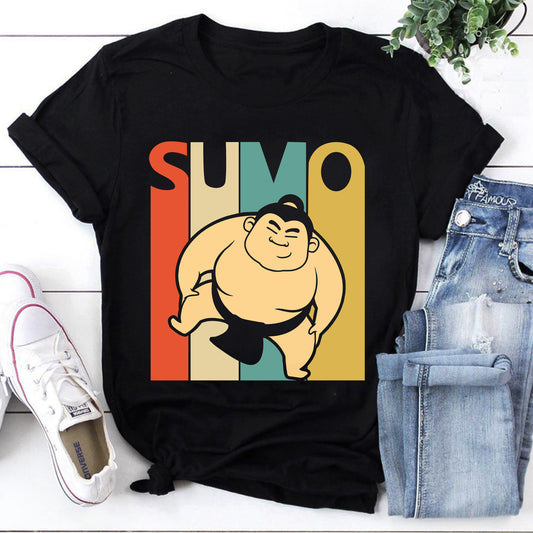 Vintage Sumo Wrestling Japanese Culture Sport Gift Unisex T-Shirt