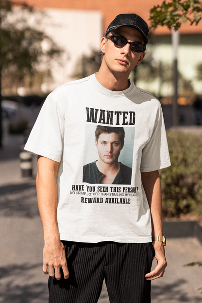 Wanted Jensen Ackles Supernatural Vintage T-Shirt