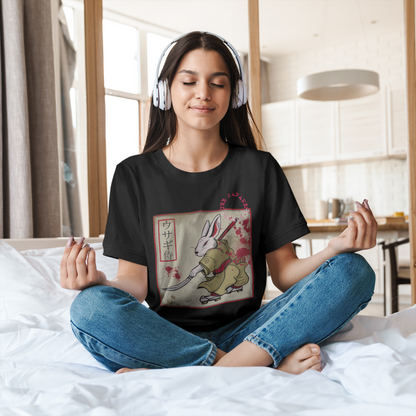 Warrior Bunny Vintage Japanese Samurai Vintage T-Shirt