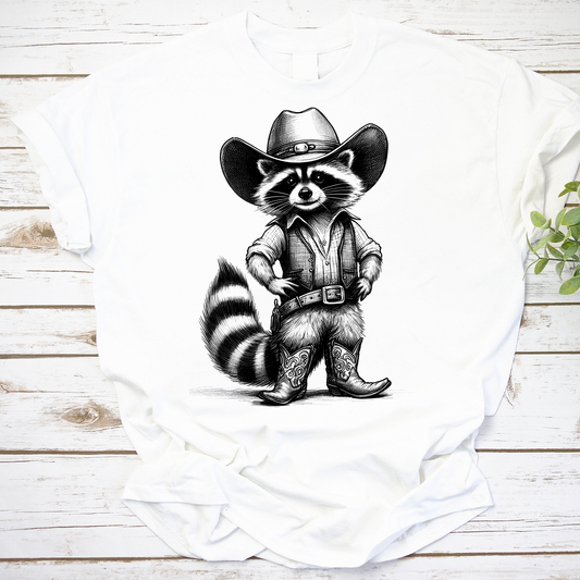 Western Raccoon Vintage T-Shirt