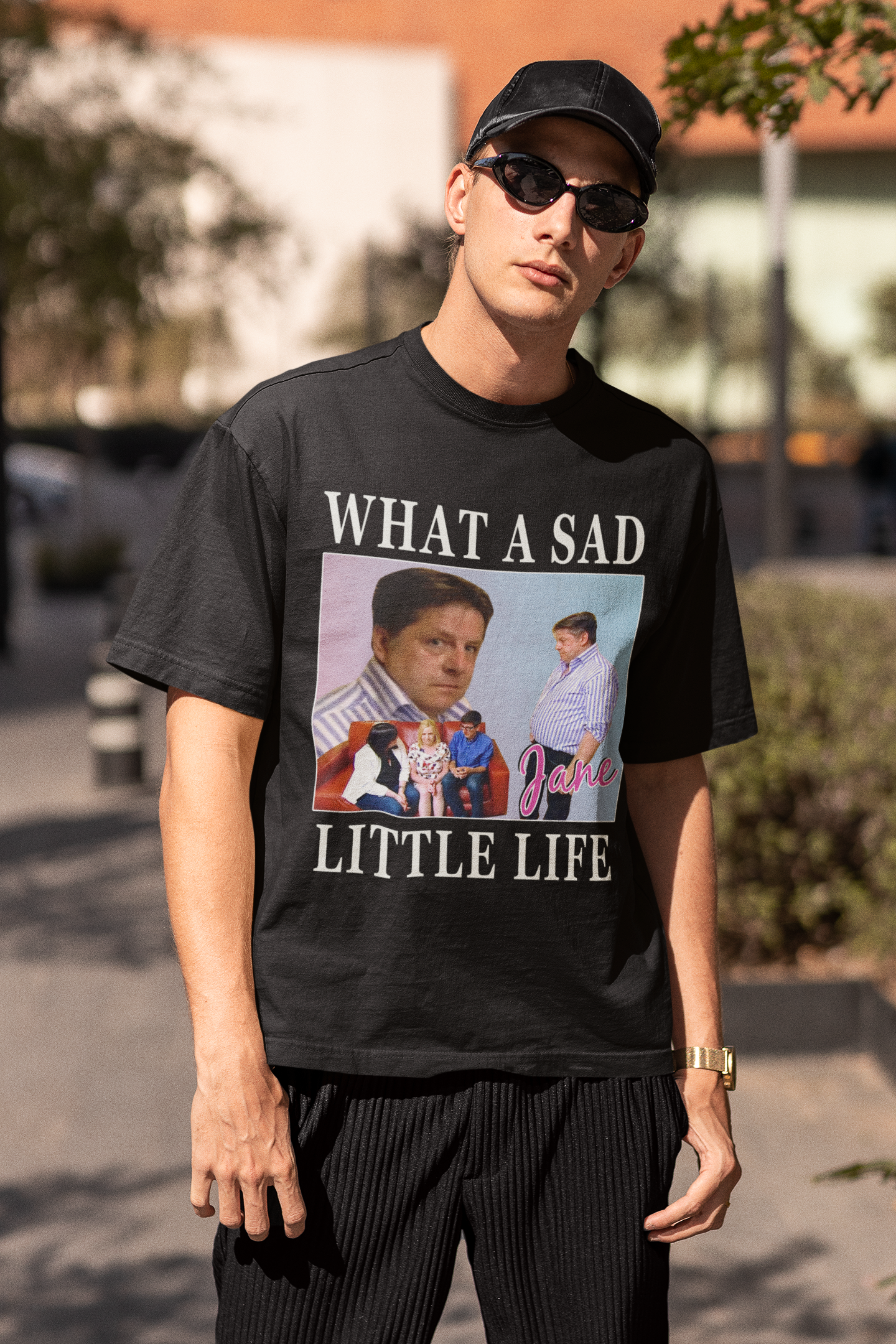 What A Sad Little Life Jane Homage Vintage T-Shirt