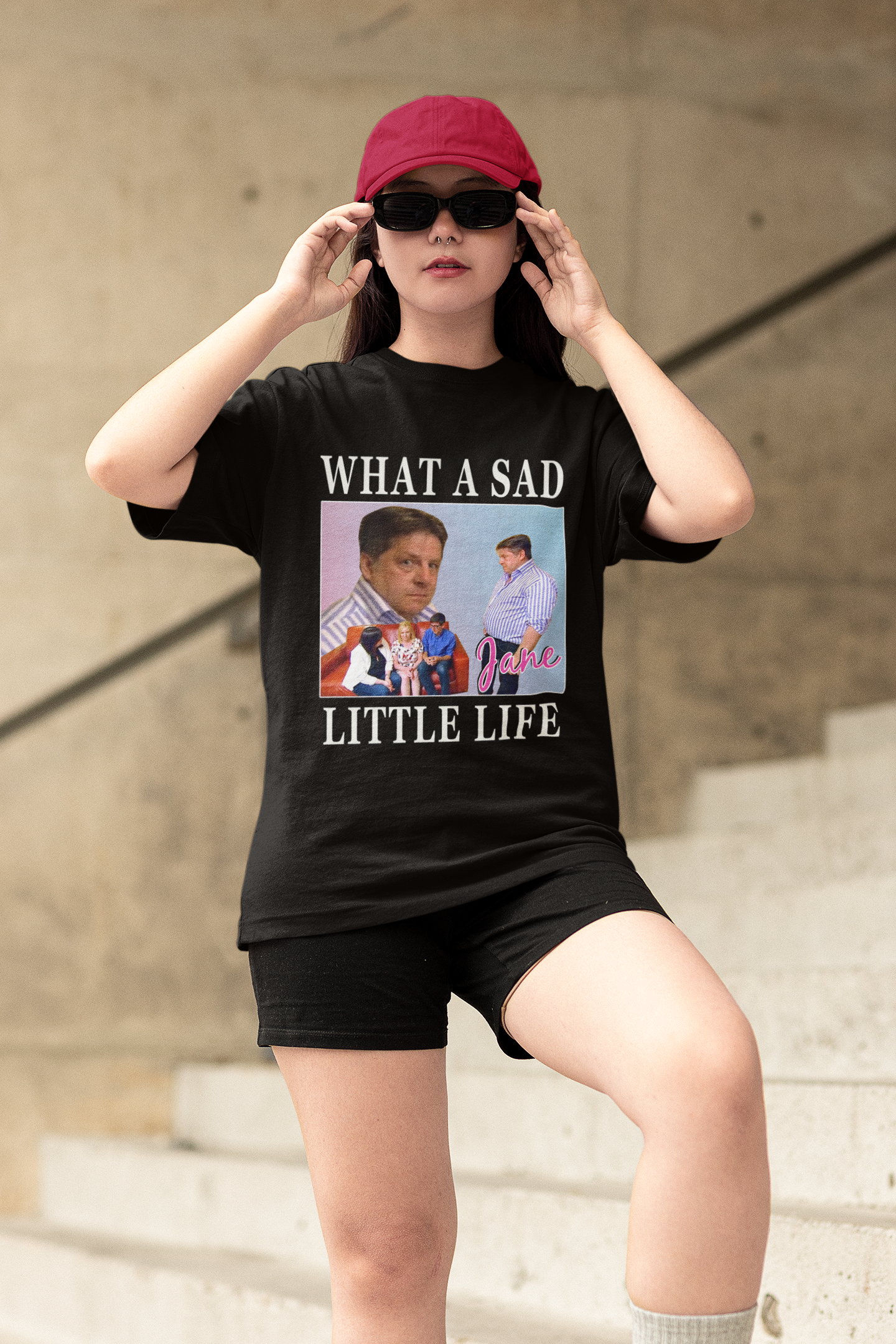 What A Sad Little Life Jane Homage Vintage T-Shirt