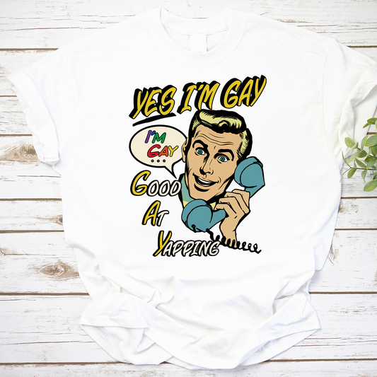 Yes I'm Gay Vintage T-Shirt