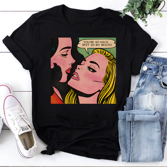 You’re So Nice Lesbian Unisex Vintage T-Shirt