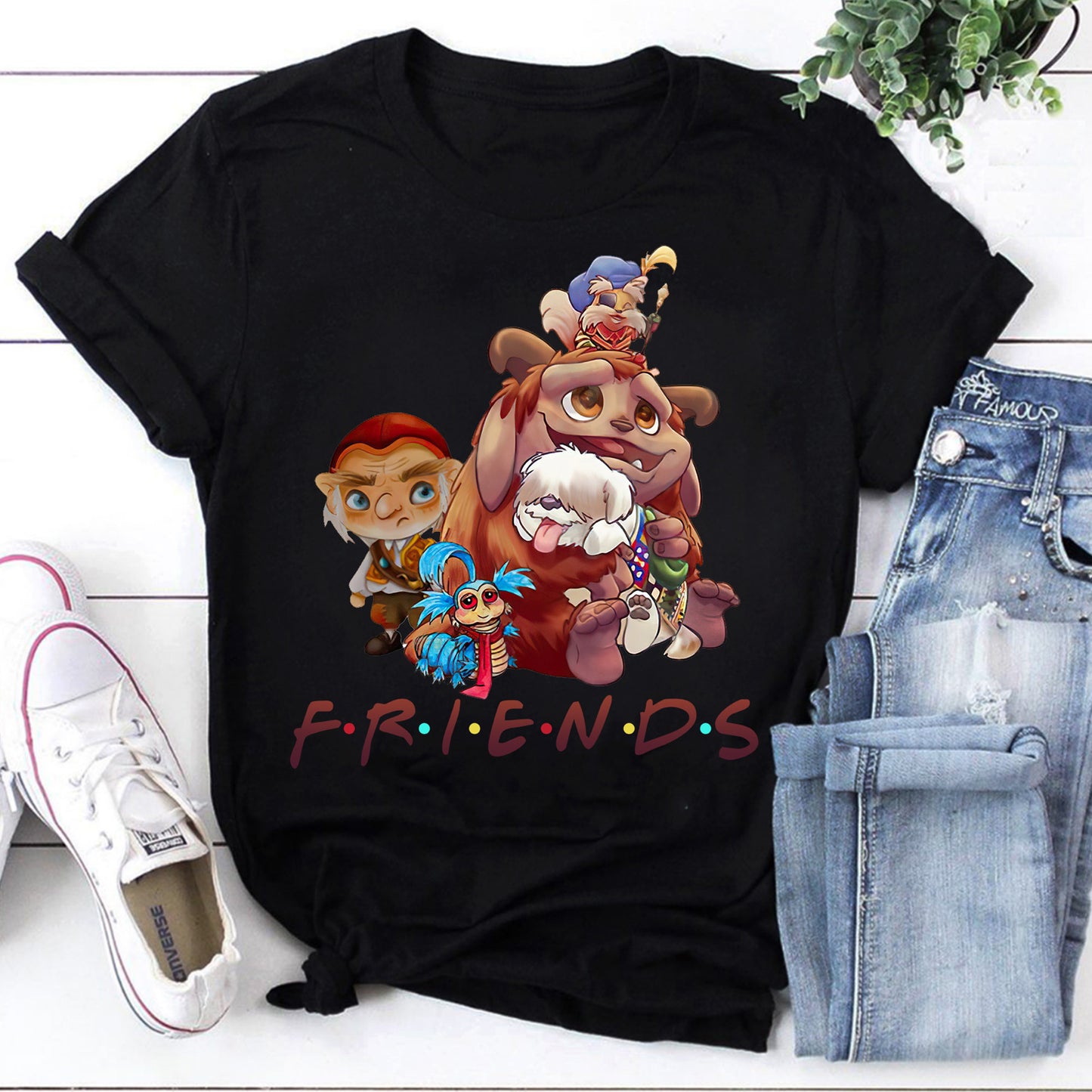 A Labyrinth Characters Friends T-Shirt