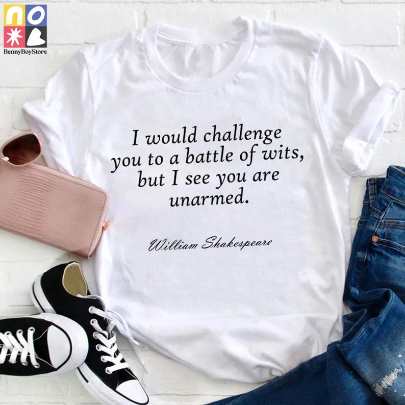 I Would Challenge You To A Battle Of Wits Teacher Vintage T-Shirt