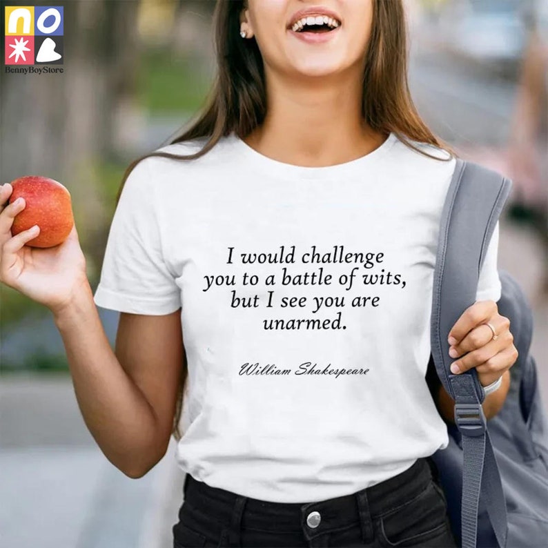 I Would Challenge You To A Battle Of Wits Teacher Vintage T-Shirt