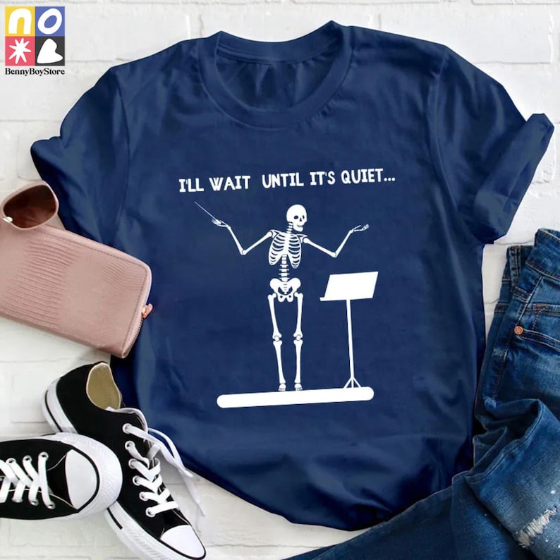 I'll Wait Until It's Quiet Teacher Vintage T-Shirt