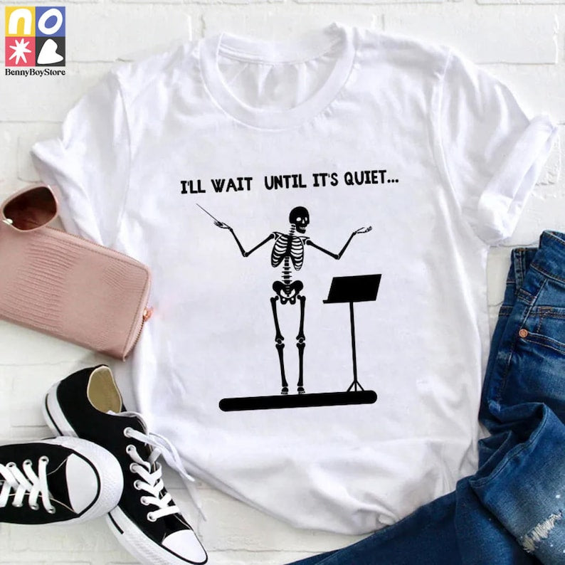 I'll Wait Until It's Quiet Teacher Vintage T-Shirt