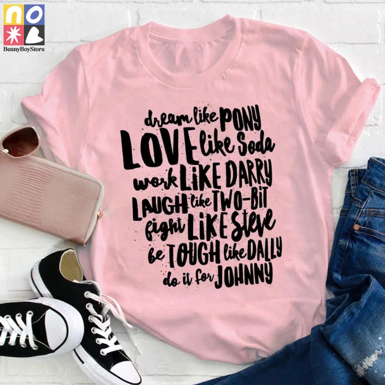 The Outsiders Character Names Teacher Vintage T-Shirt