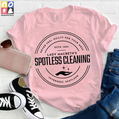 Lady Macbeth Spotless Cleaning Shakespeare Teacher Vintage T-Shirt